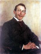 Max Liebermann Portrait of Dr. Max Linde oil painting artist